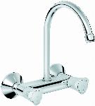 Grohe Costa L keukenkraan m. koppelingen m. bovenuitloop chroom 31191001