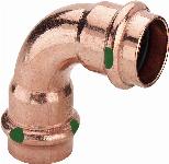 Viega Profipress bocht koppeling 90gr 15mm x 15mm brons (pers x pers) 291501