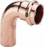 Viega Profipress bocht koppeling, 90gr, 12mm x 12mm, koper (insteek x pers)
