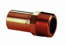 VSH XPress CU insteekkoppeling 22mm x 3/4" koper (insteek x buitendraad) 4803293