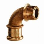 VSH XPress CU knie 90� 22 mm pers x R 3/4" buitendraad 4800983