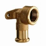 VSH XPress koper muurplaat 90� 22 mm x Rp 3/4" pers x binnendraad 4800906