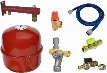 Solar Installatiepakket Luxe: Vat 18/05, cons 15mm+zelfsl.kopp, vulslang 5m, vul-/aftapkr, inl.comb.15kn, overst, gaskr 1/2x15kn