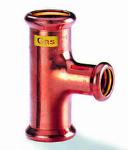VSH XPress CU Gas verloop T-stuk 28 x 15 x 28 mm pers 4804228
