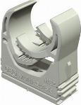 OBO kabelbuisklem, �16-20mm, schroefgat, kunststof, grijs, 100 stuks