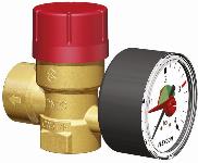 Flamco Prescomano veiligheidsventiel 1/2"