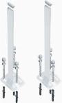 Rofix 500mm standconsole, voor tussen de panelen, voor vensterbanksteunen, stand profiel, gelakt