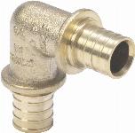 Rehau Rautitan LX fitting messing, knie koppeling 90gr, 12 x 12mm (schuif x schuif)