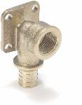 Rehau Rautitan LX messing muurplaat opbouw 16mm x 1/2"" (schuif x binnendraad) 11681401001