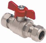 Bonfix CV kogelkraan 15mm knel met vlindergreep PN25 92795