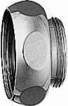 Neoperl verloopnippel messing verchroomd M22X1 X 1/2 inch