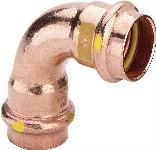 Viega Profipress bocht koppeling 90gr 15mm x 15mm koper gas (pers x pers) 345464