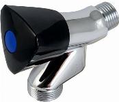 Proflex tapkraan + knop met beluchter, zonder keerklep 1/2 chroom