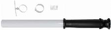 Vaillant dakdoorvoer dubbelwandig 60mm 60/100mm lengte 100mm zwart/wit 0000303800