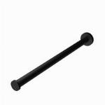 Geesa Nemox Black handdoekrek 1-armig 38cm zwart 91651906