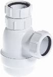 McAlpine bekersifon met inlaat 1 1/2" x 40mm hoogte verstelbaar PP wit 0051650