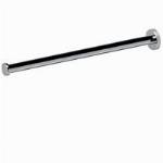 Geesa Nemox Chroom handdoekhouder, houder vast, rvs, 1 stang, ronde rozet, hxdxl 50x381x50mm, kleur chroom