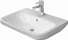 Duravit DuraStyle wastafel m. overloop m. 1 kraangat 60x44cm wit 2319600000