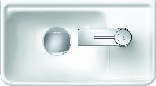 Duravit D-Neo fontein m. kraangat rechts z. overloop 40x22x14cm wit 0739400041