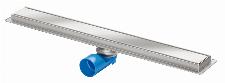 Van den Berg Premium line douchegoot 70 cm gesloten rooster design m. reukslot adapter (RSA) voor gebruik als zijafvoer en onderafvoer 623703