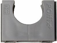 Pipelife Polfix kabelbuisklem, �32mm, klem, kunststof, grijs, 40 stuks