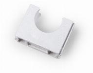 Pipelife Polfix kabelbuisklem, �19mm, klem, kunststof, wit, 100 stuks