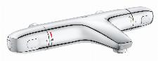 Grohe Grohtherm 1000 badthermostaat HOH=15cm zonder koppelingen chroom 34823003