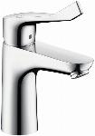 Hansgrohe Focus CoolStart 100 Care wastafelkraan m. verlengde metalen greep chroom 31917000