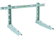 Solar Plus muurbeugel voor buitendeel, met rails en waterpas, lxbxh 600x800x400mm, 160kg