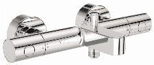 Grohe Grohtherm 800 Cosmopolitan badthermostaat m. omstel m. koppelingen HOH=15cm chroom 34766000