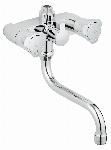 Grohe Costa L douchekraan m. omstel z. koppelingen HOH=12cm chroom 26781001