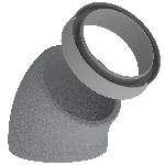 Burgerhout EasyAir ventilatiebocht geisoleerd EPS 45� 160mm 400480562