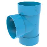 Wavin Ventiza t-stuk, PVC, 160 mm, blauw