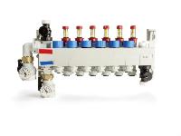 Rehau Speed HKV-D P 16  kunststof vloerverwarming verdeler 7 groeps zonder pomp
