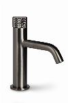 Blue Label Brondby Facet wastafelkraan cold start gekartelde greep gun metal FK-0321K-GM