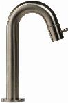 Blue Label Viby fonteinkraan laag model geborsteld nikkel FK-0325-BN