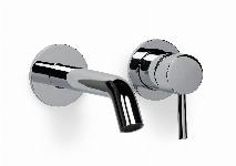 Blue Label Brondby XL wastafelkraan wand 18cm cold start incl. inbouwdeel chroom FK-0322XL-CP