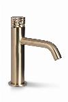 Blue Label Brondby Facet wastafelkraan cold start geborsteld goud FK-0321K-BB