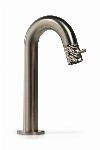 Blue Label Viby facet fonteinkraan laag model geborsteld nikkel FK-0325K-BN