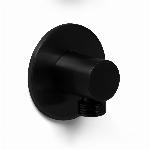 Blue Label Brondby 1/2" aansluitbocht voor inbouwthermostaat 3-weg mat zwart FK-CA22-H-MB1