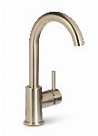 Blue Label Brondby XL wastafelkraan C-uitloop cold start, geborsteld goud FK-0329XL-BB