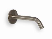 Blue Label Brondby uitloop voor XL wastafelkraan wand 16cm, geborsteld nikkel