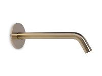 Blue Label Brondby uitloop voor XL wastafelkraan wand 20cm, geborsteld goud
