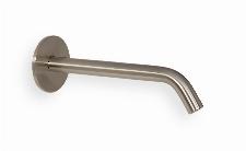 Blue Label Brondby uitloop voor XL wastafelkraan wand 20cm, geborsteld nikkel