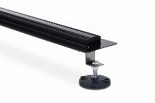 Blue Label Slimline RVS douchegoot 70 cm zwart RVS rooster SD70VSLBL