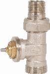 Thermrad groepsafsluiter instelbaar, 3/4" euroconus, met staartstuk en wartel 190166