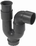 McAlpine lijmsifon model P 40 mm met verstelbare inlaattule grijs 0050450