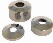 De Beer, kraanrozet, chroom, buitendiameter 60mm, binnendiameter 21.5mm, 1/2"x35mm