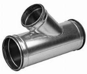 Velu t-stuk diameter 125mm aftakking 125mm 45 graden met rubber afdichting. Safe uitvoering
