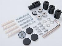 Thermrad (reserve) bevestigingsset tbv Thermrad Tone & Tone-E handdoekradiator, kleur matzwart